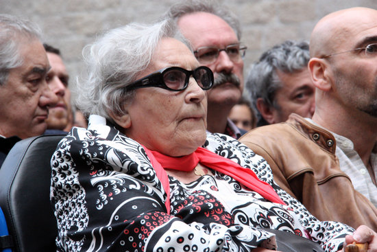 Neus Català, Catalan survivor of the Ravensbrück concentration camp in 2010