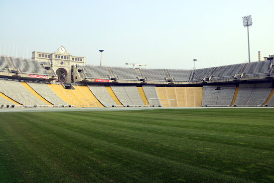 Barcelona's Lluís Companys Olympic Stadium.