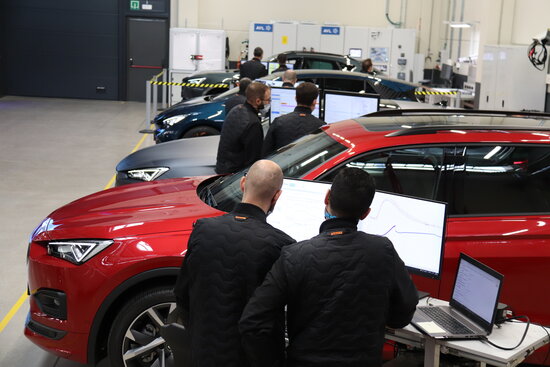 Image from Seat's Test Center Energy, the carmaker's battery lab, December 2021