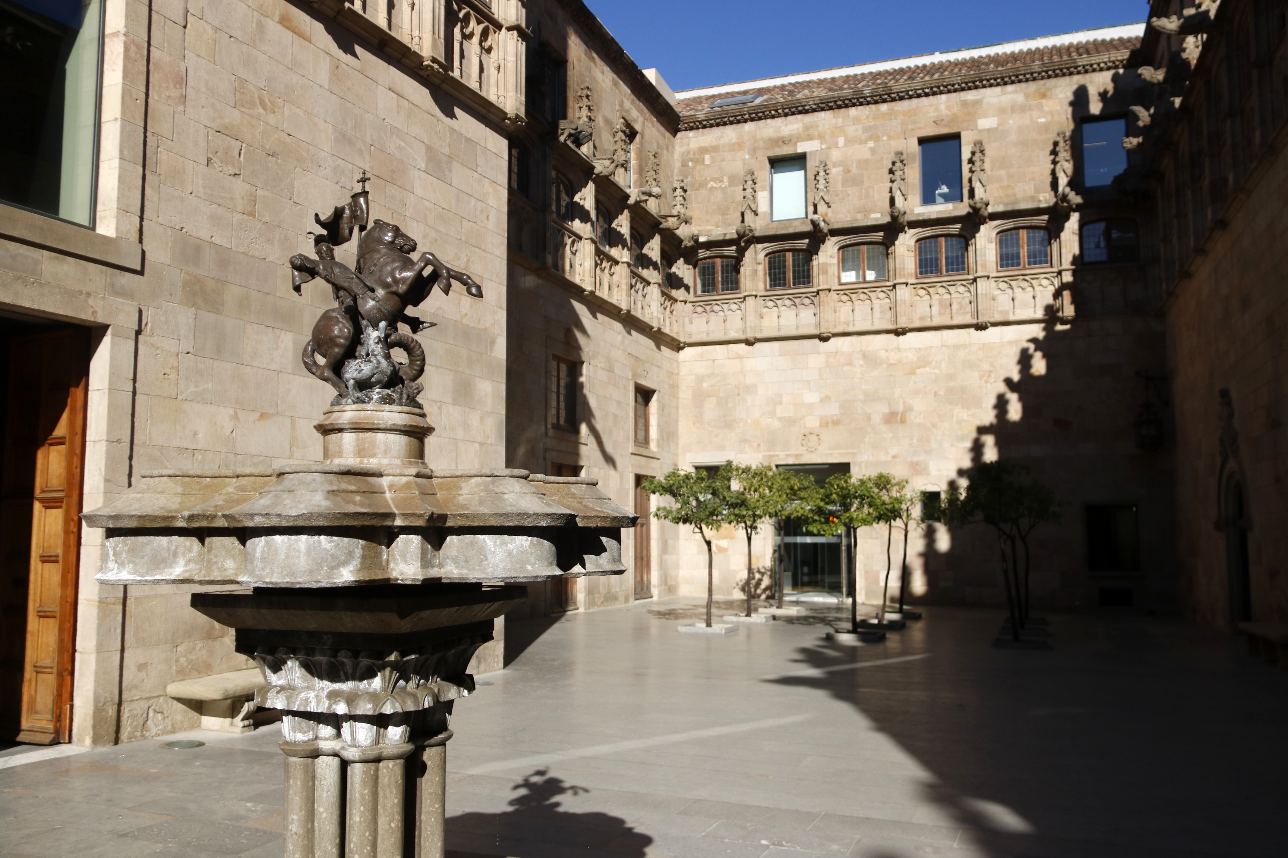 The famous Pati dels Tarongers is inside the Catalan government headquarters in Barcelona