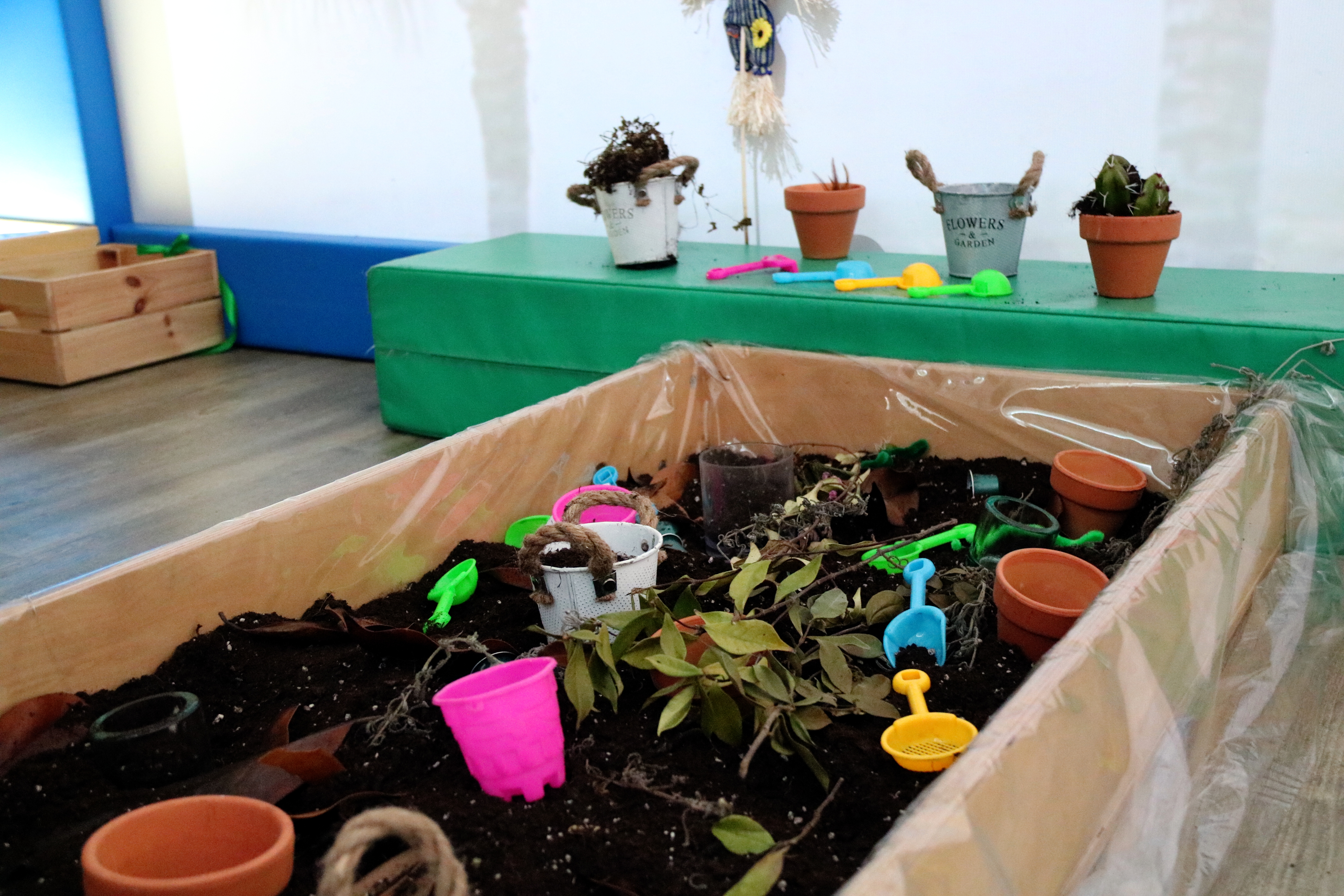 Urban garden in a Barcelona school