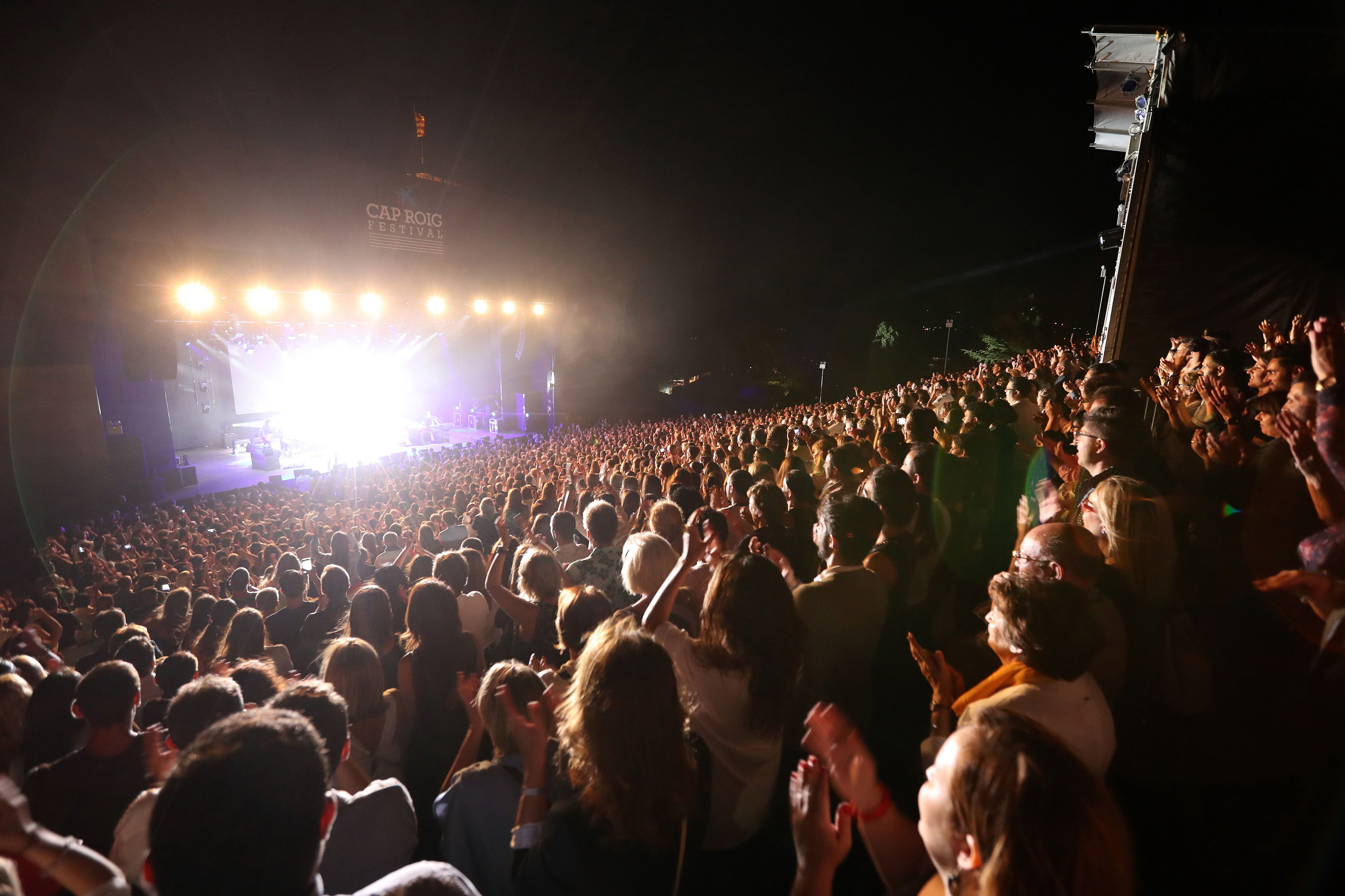 Costa Brava's Cap Roig festival during a concert
