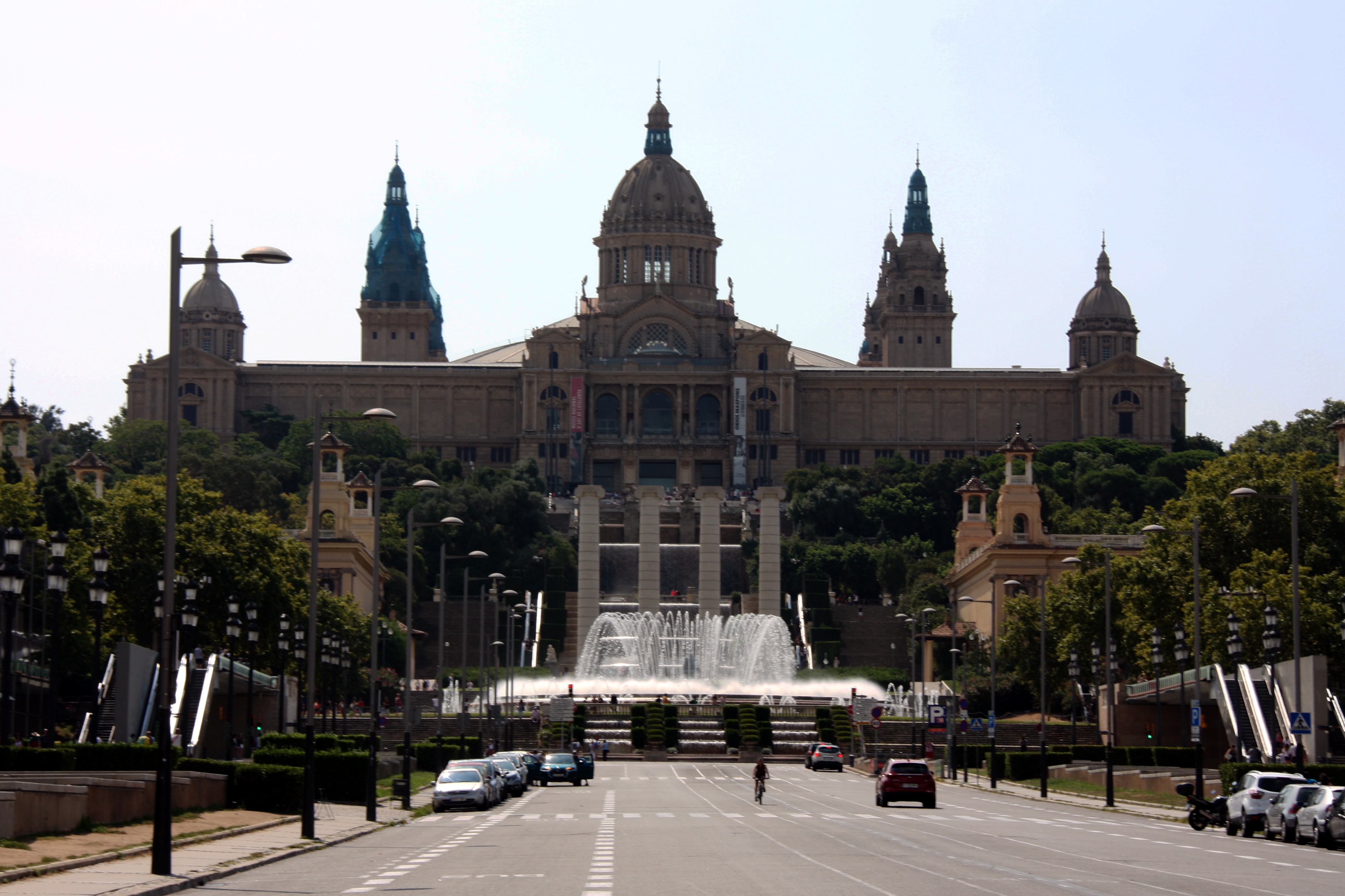 Catalonia's National Art Museum, located on Avinguda Maria Cristina