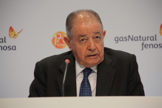 Gas Natural Fenosa's President, Salvador Gabarró, on the last General Meeting of Shareholders (by J. Molina)