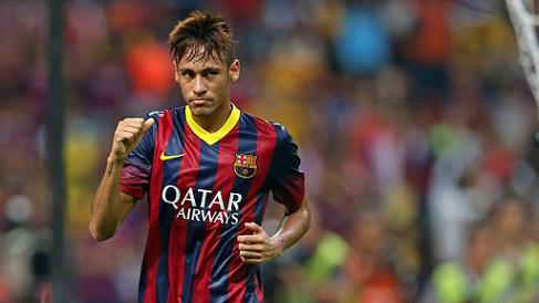 Neymar scored a superb goal against a selection of Malaysian players (by FC Barcelona)