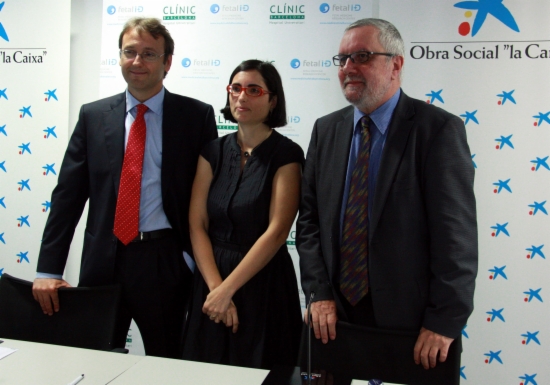 The presentation of the study developed by Barcelona Hospital Clínic and funded by La Caixa (by L. Roma)