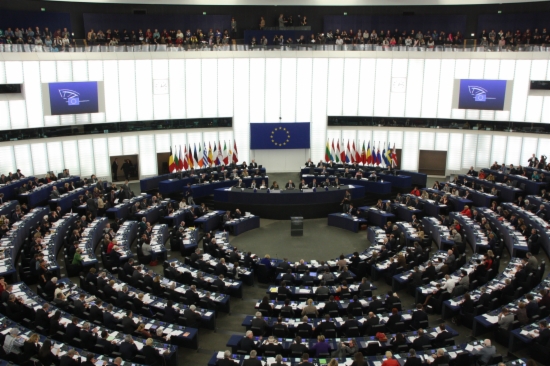 The European Parliament's plennary session (by B. Blay)