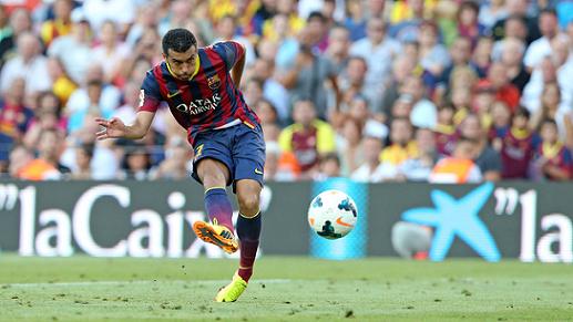 Pedro was one of the main players in the first leg tie against Cartagena (by FC Barcelona)