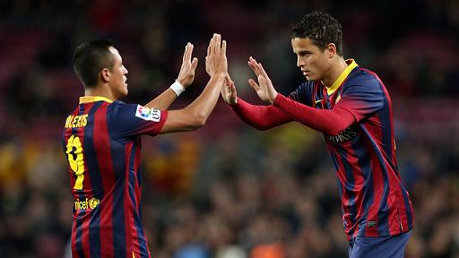 Ibrahim Afellay returned after 20 months out of the pitch due to an injury (by FC Barcelona)