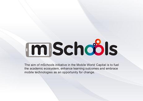 A slide of the mSchools project (by Mobile World Capital)