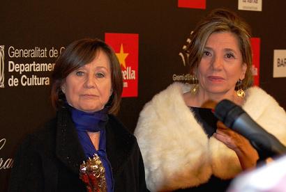 Julieta Serrano (left) and Isona Passola (right) (by R. Boucaut & V. Oliveres)