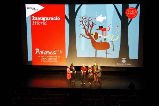 The opening session of the 2014 Animac Festival, in Lleida (by L. Cortés)