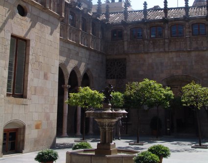 The Generalitat Palace, the historical headquarters of the Catalan Government (by Generalitat)