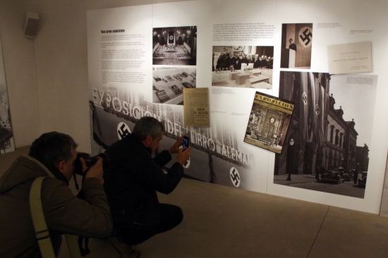 A picture from the 'Barcelona Postwar' exhibition at the Montjuïc Castle (by P. Francesch)