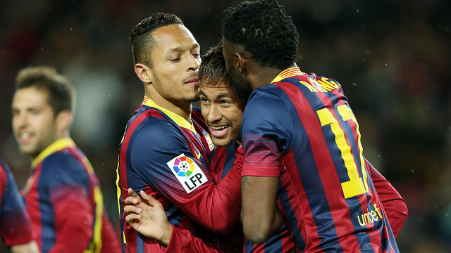 Neymar scored two goals against Celta de Vigo (by FC Barcelona)