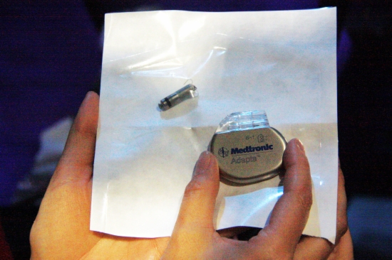 The new Micra pacemaker compared to a model currently used (by L. Roma)