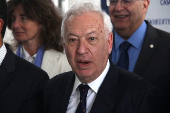 The Spanish Foreign Affairs Minister, José Manuel García-Margallo, on Wednesday (by J. Soler)