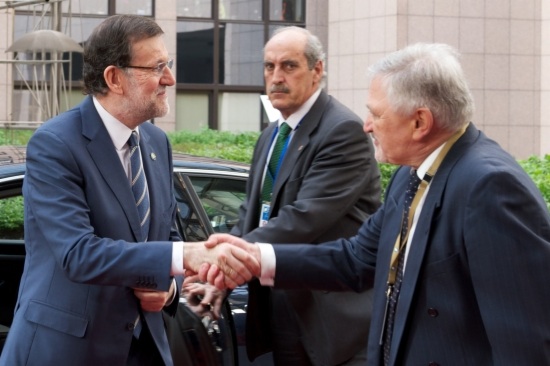 Spanish Prime Minister, Mariano Rajoy, on Thursday in Brussels (by European Council)