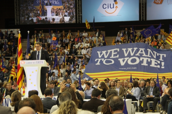 CiU's final campaign rally (by ACN)