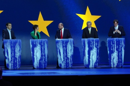 The five candidates to chair the European Commission in the first and only debate (by L. Framis)