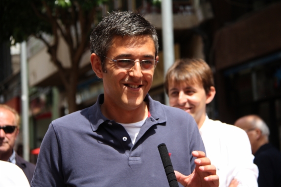 Eduardo Madina in Barcelona in May, campaigning for the PSOE at the last European Elections (by ACN)