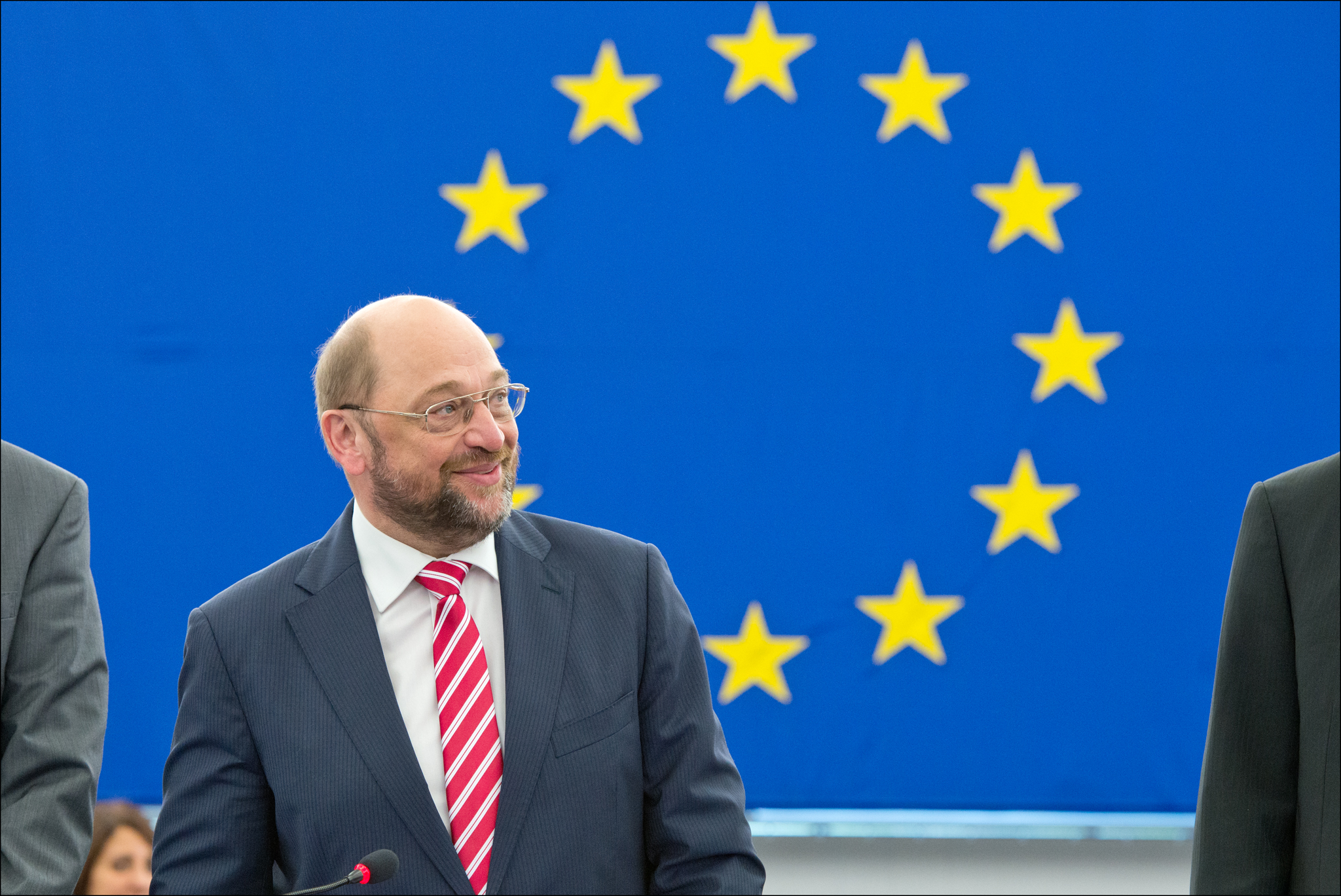 The new president of the European Parliament, Martin Schulz (by EP)