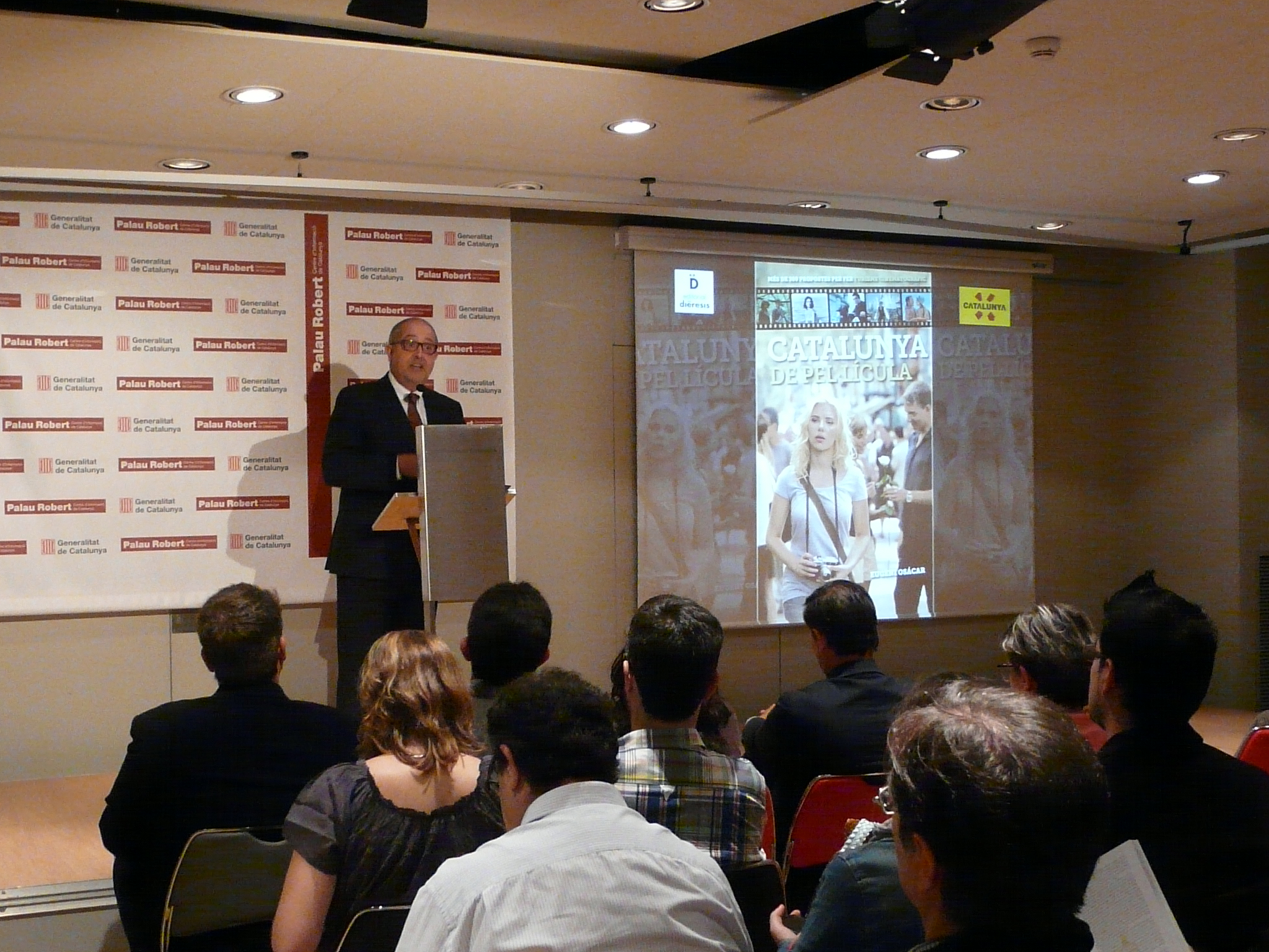 The presentation of the book 'Catalunya de Pel·lícula' (by ACN)