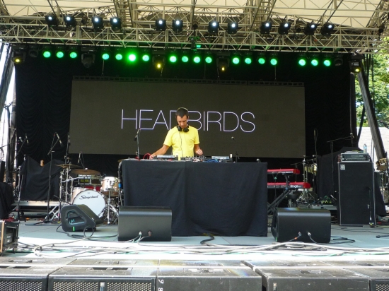 Headbirds playing in New York's Central Park (by Institut Ramon Llull)