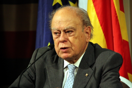 Jordi Pujol in a press conference a few months ago (by ACN)