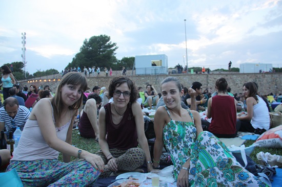 Nina, Marta and Noelia attended the Sala Montjuic cinema festival (by Rebecca Lock)