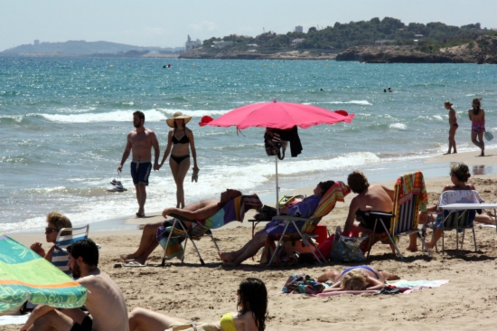 A beach in Tarragona (by ACN)