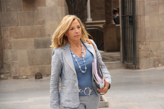 The Vice President of the Catalan Government, Joana Ortega, a few weeks ago (by P. Francesch)