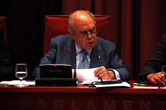 Former Catalan President, Jordi Pujol, at the parliamentary hearing about the fiscal fraud he confessed (by A. Moldes)