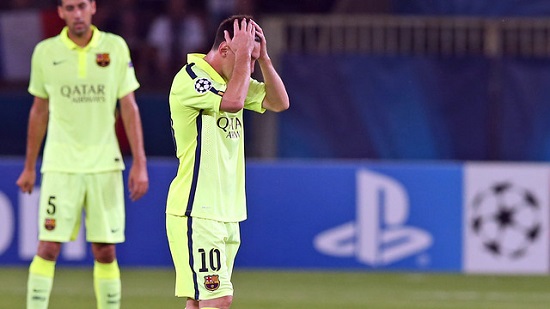 Leo Messi scored one goal but his efforts were not enough to guarantee Barça's win in Paris (by FC Barcelona)