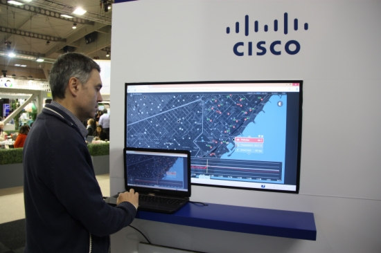 Cisco's stand in Barcelona's Smart City Expo World Congress (by ACN)