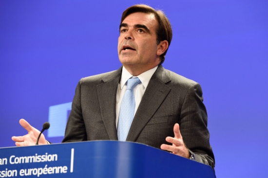 The European Commission's Spokesperson, Margaritis Schinas, on Monday (by EBS)