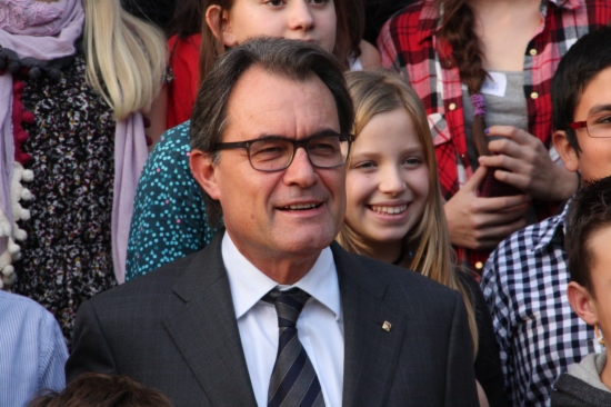 The President of the Catalan Government, Artur Mas, on the Universal Children's Day (by ACN)