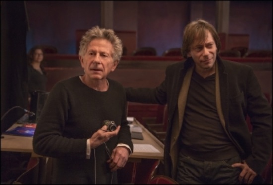 Roman Polanski directing 'Venus in Furs' (by Wanda / ACN)