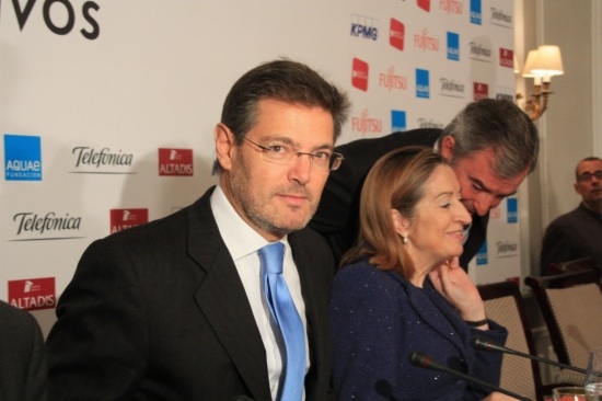 The Spanish Justice Minister, Rafael Català, in Madrid (by R. Pi de Cabanyes)