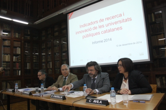 The presentation of the report on Catalonia's scientific production (by ACN)
