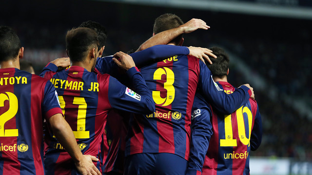 Barça players scored 6 goals against Elche (by FC Barcelona)
