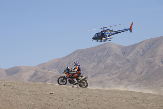Marc Coma during the Dakar 2015 (Copyright A.S.O / DPPI / F. Le Floch)