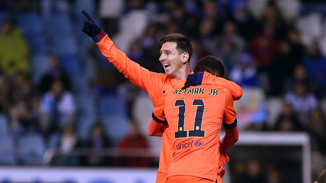 Leo Messi scored his 30th hat-trick (by FC Barcelona)