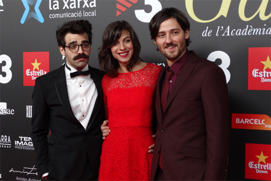 Best Actor David Verdaguer, Best Actress Natalia Tena and Best Director Carlos Marques-Marcet, all of them from '10,000km' (by A. Martínez and C.C. Salellas)