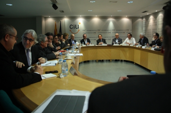 The meeting of CiU's National Executive Commission (by ACN)