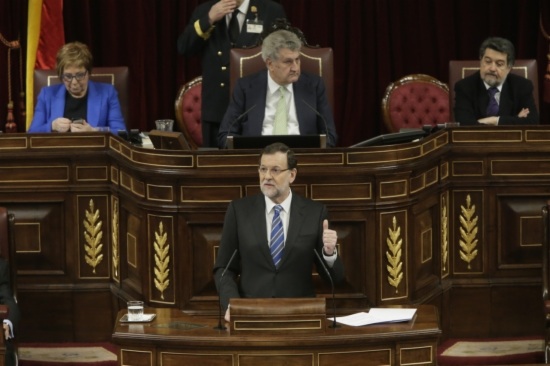 Mariano Rajoy on Tuesday at the Spanish Parliament (by Congreso de los Diputados)