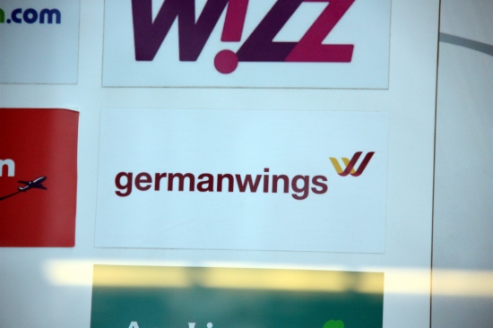 Germanwings logo in Barcelona El Prat Airport (by ACN)