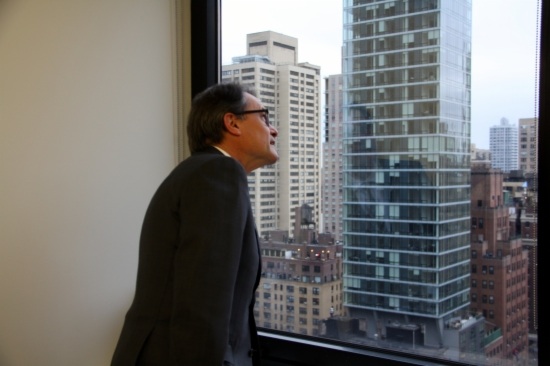 The President of the Catalan Government, Artur Mas, visiting the Executive's Delegation in New York City (by N. Julià)