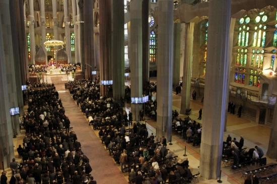 The state funeral at the Sagrada Família Basilica (by EFE Pool)