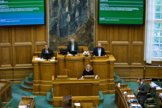 The Danish Parliament on Tuesday evening (by Diplocat / R. Ramirez / ACN)